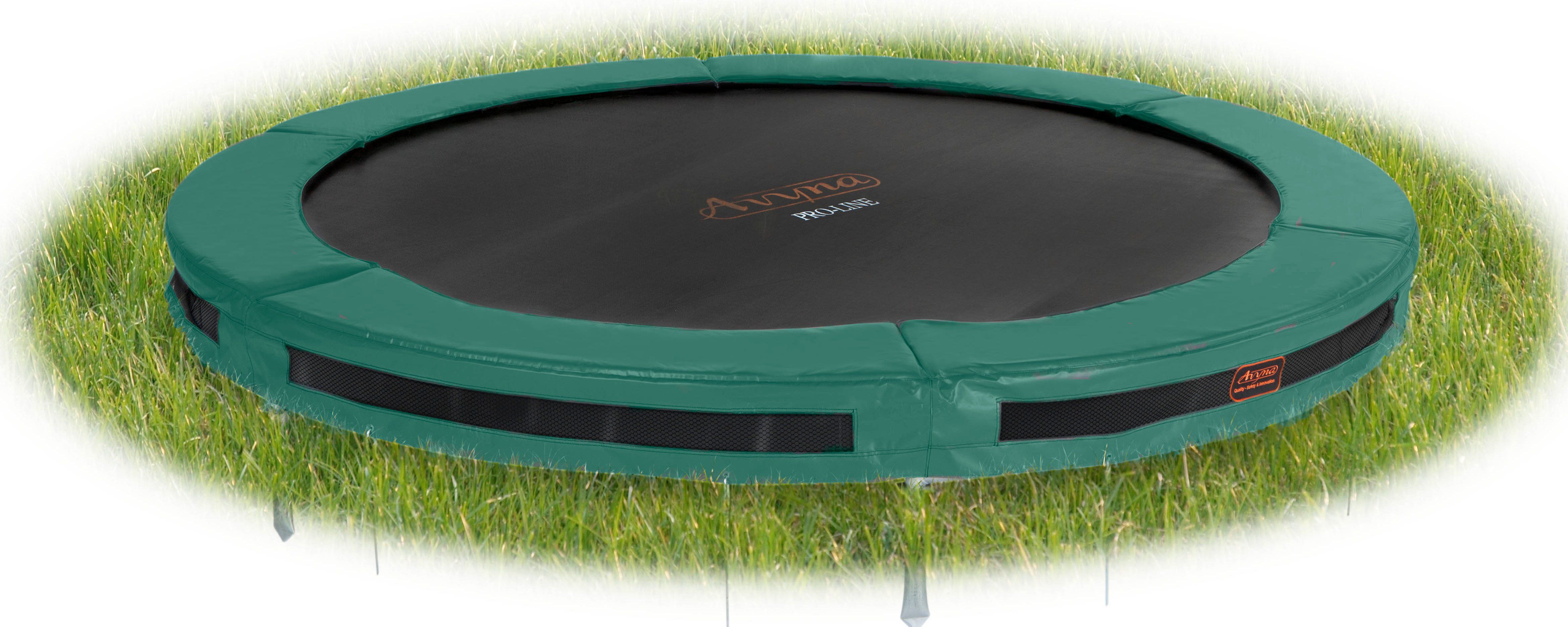 Avyna Proline InGround Trampoline - 244 cm - Groen
