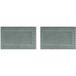 LIVARNO® Lot de 2 tapis de douche en éponge (argent/bleu)