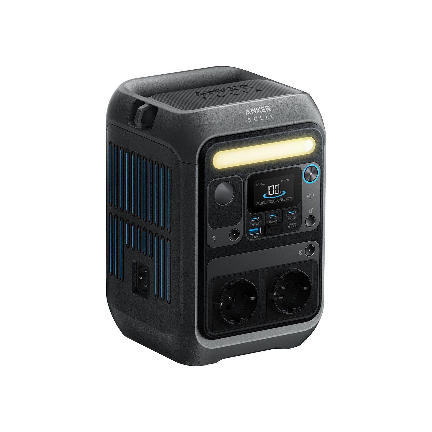 Anker SOLIX C300X Portable Power Station - 288Wh, 90000 mAh, LiFePO4, 7 Outputs