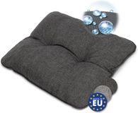 Beautissu BeauFlair – Outdoor Lounge Rugkussen 70x40cm – Tuinkussen 12cm dik – Antraciet