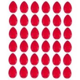 LP Latin Percussion Egg Shaker Cherry, set van 36 LP001-CH