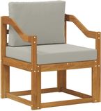 vidaXL - Buitensofa - Massief - Acacia - Hout - en - Polyester