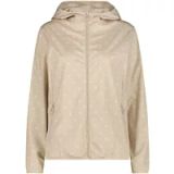 CMP Vrouwelijke geprinte softshell waterdichte jas crème XS