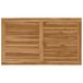 vidaXL Plateau de table Rectangulaire Bois de teck massif Naturel