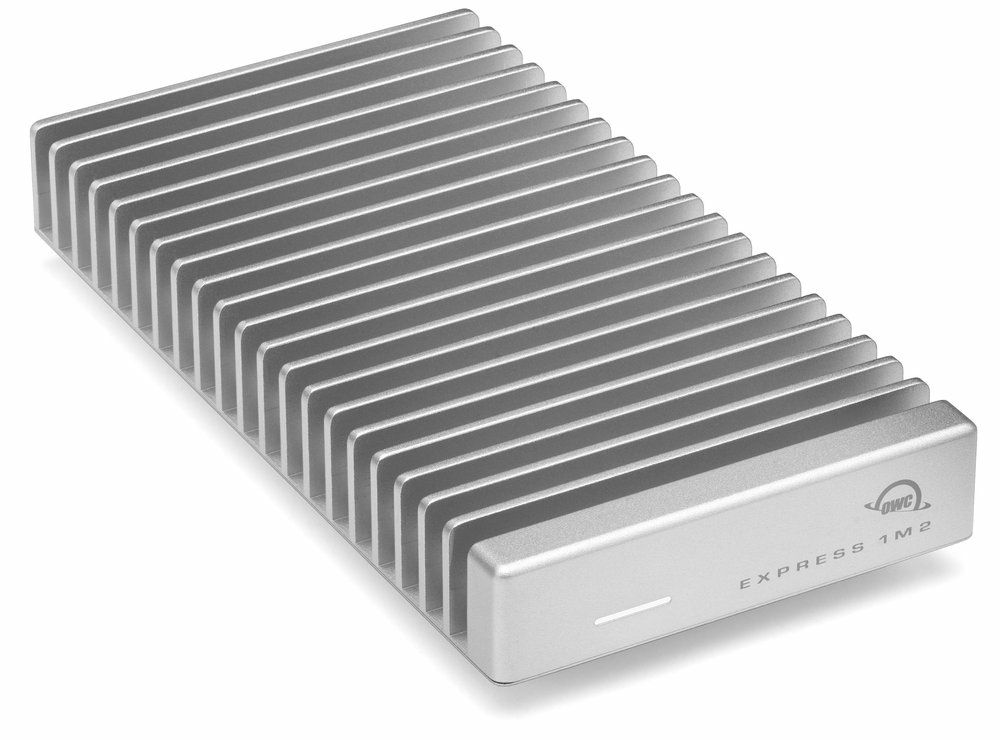 OWC Express 1M2 4TB NVMe SSD - USB-C - Thunderbolt - Silver