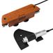 Donner Akoestische gitaarpickups, DSS-6 Gitaar Pickuper, passieve mahonie geluidsgat pick-up met humbucker volumeregelaar, past in geluidsgatdiameter van 3,8" tot 3,94"
