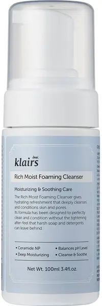 Dear Klairs Reinigingsschuim 100 ml