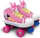 DISNEY MINNIE Patins à quatre roues, taille 30, pour filles, avec châssis en PP, roues en PVC et frein avant