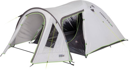 High Peak Kira 4.0 Tent, nimbus grey 2020 4-Persoons Tenten