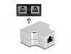 Delock RJ45 Splitter / T Adapter Cat.5e STP - Silver