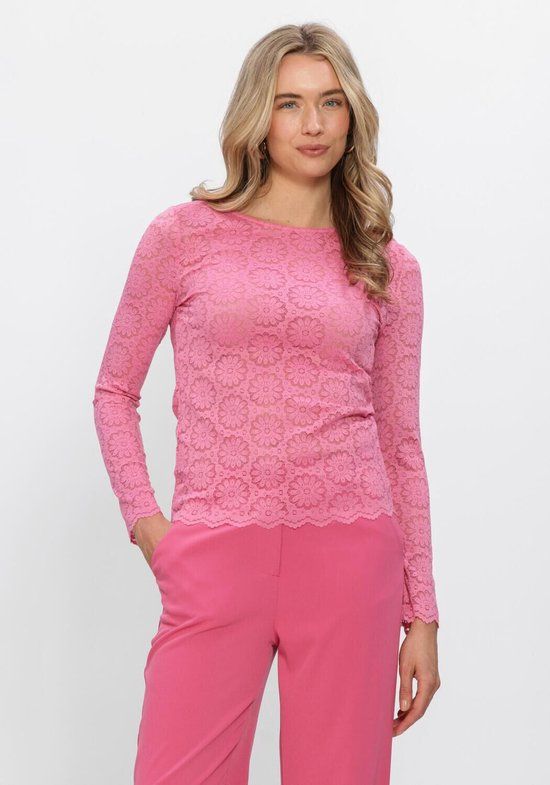 Ydence Top Loiza Dames Shirt Roze Maat XS