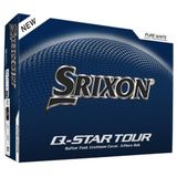 Srixon Q-Star Tour Golfbal Ultrafijne Urethaan Coating | Nieuwe generatie Spin Skin+ | Soft Touch | FastLayer Core-technologie | Box van 12 stuks