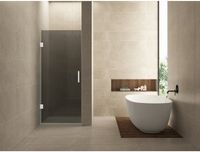 Wiesbaden Less Nisdeur - 800x2000x8mm - Nano - Rookglas - Mat Wit