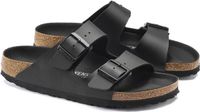 Birkenstock Arizona Slippers Senior Zwart Leer Maat 45