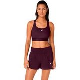 ASICS Road Compression Sport-bh Dames - wijnrood, Maat S