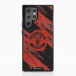 Manchester United Coque de Téléphone 3D Officielle – Design Abstrait Rouge et Noir