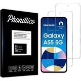 Phonillico® Samsung Galaxy A55 5G Gehard Glas (2 Stuks)