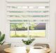 Maison Exclusive - Dubbel rolgordijn, marmerbeige kleur, 150x100 cm. Stofbreedte: 145,9 cm. Materiaal: polyester