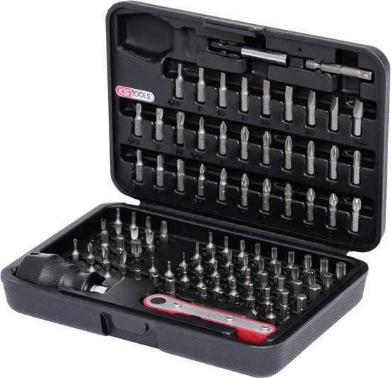 KS Tools 911.2080 1/4" Bitset, 99-dlg