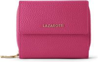 Lazarotti Bologna Leather Wallet With 8 Card Slots Hot Pink