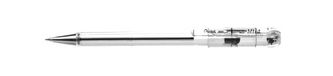 Pentel BK77S Mini-balpen, metalen punt, 0,7 mm, zwart, 12 stuks