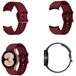 Wigento Samsung Galaxy Watch 6, 5, 4, Normal, Pro, Classic, alle maten: TPU siliconen horlogeband