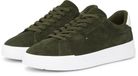 Tommy Hilfiger suède sneakers donkergroen