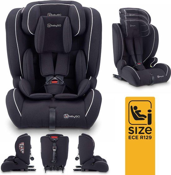 BabyGO FreeFix i-Size Autostoel met Isofix - Zwart