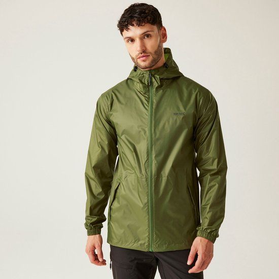 Regatta Jas Heren Waterdicht Ademend Lichtgewicht Groen Polyester S