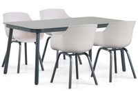 Lifestyle Garden Furniture Lifestyle Salina/Tavano 160 cm dining tuinset 5-delig