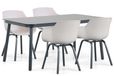 Lifestyle Garden Furniture Lifestyle Salina/Tavano 160 cm dining tuinset 5-delig