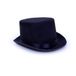 Merkloos / Sans marque Hoge gothic horror zwarte hoed