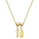 Glanzstücke München Set (Ketting + Betoveren) - 925 zilver, geel goud, Vrouwen