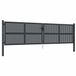 vidaXL Portail anthracite acier 400x75 cm