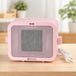 M Mimotec Elektrische keramische calefactor, roze, 1500 W, instelbaar vermogen 750-1500 W, stil, oververhittingsbeveiliging, draagbare radiator voor binnen