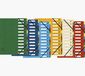 Exacompta 5312E Harmonika Sorteermap, A4, 12 vakken, Assorted Colours, Pack of 6