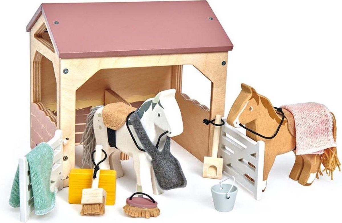 Tender Leaf Toys Houten Paardenstal