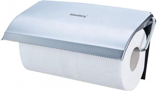 KLAUSBERG 7088 - keukenrolhouder - metaal - 25 x 13.5 x 2 cm