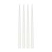Scandi Essentials Bougie antique Atmosphere 32 cm, lot de 4 Blanc