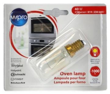 Wpro LFO136 Ovenlampje - E14 - 40W - Transparant Glas