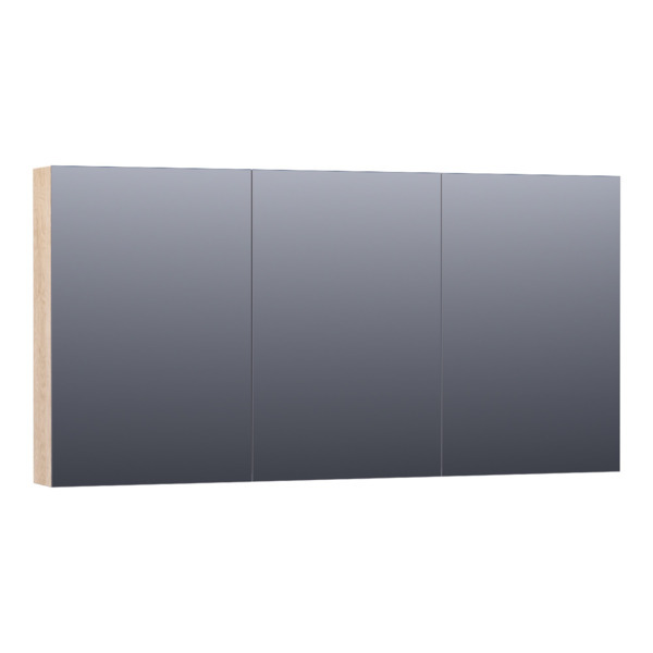 Saniclass Plain Spiegelkast 139x70x15cm Legno Calore SK-PL140LC