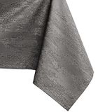 AmeliaHome tafelkleed lotuseffect waterafstotend linnenlook Cacao Vesta 40x40 cm