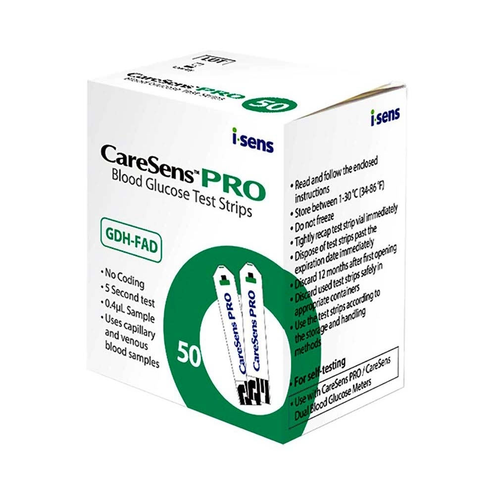 CareSens PRO glucose teststrips (50 stuks