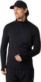 Swedemount Trondheim Midlayer Full Zip Fleece voor heren Maat L Zwart