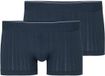CALIDA Boxershorts Pure & Style 2P Set van 2 - Donkerblauw - Gestreept - Katoen/Elastaan - XXL