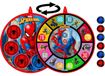 MARVEL Spider-Man Dartbord met klittenband, diameter 36 cm, dubbelzijdig, 6 ballen
