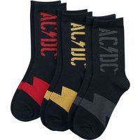 AC/DC Sokken - PWR UP - Logo - EU39-42 tot EU 43-46 - meerkleurig