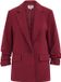 WE Fashion Dames slim fit blazer met rimpeleffect