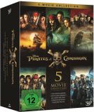 Disney Pirates Of The Caribbean 1-5 (Import) DVD Box Set
