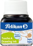 Pelikan inkt, 10 ml glazen flesje, karmezijenrood